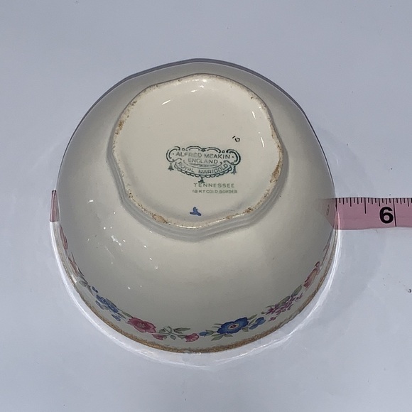 Alfred Meakin Vintage England 18 karat gold border dinnerware set of 4 - Picture 11 of 15